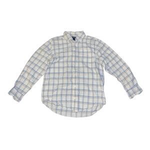 Austin Clothing Company Mens Long Sleeve Plaid Shirt 100% Cotton Size Medium